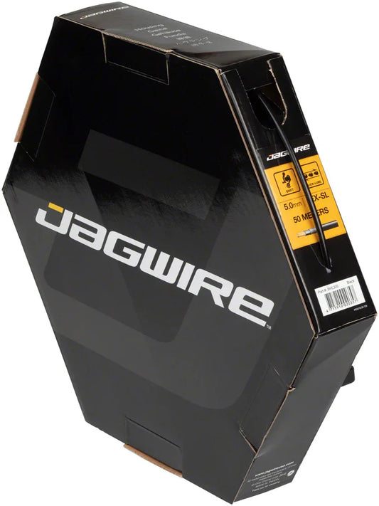 Jagwire 5mm Sport Derailleur Housing Slick-Lube Liner 50M File Box BLK - Bicycle Warehouse