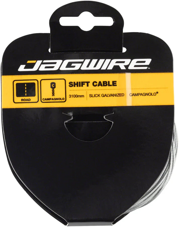 Jagwire Sport Shift Cable - 1.1 x 3100mm Slick Galvanized Steel For Campagnolo Tandem - Bicycle Warehouse