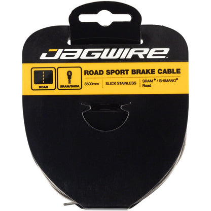 Jagwire Sport Brake Cable Slick Stainless 1.5x3500mm SRAM/Shimano Road Tandem - Brakes - Bicycle Warehouse