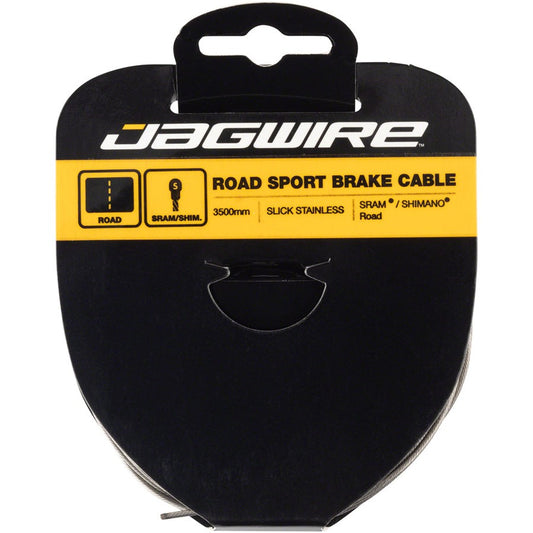 Jagwire Sport Brake Cable Slick Stainless 1.5x3500mm SRAM/Shimano Road Tandem - Brakes - Bicycle Warehouse