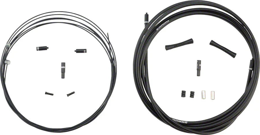 SlickWire MTB 5mm Brake Cable and Housing Set Black - Bicycle Warehouse