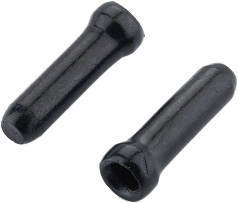 Jagwire 1.8mm Cable End Crimps Black Bag of 20 - Bicycle Warehouse