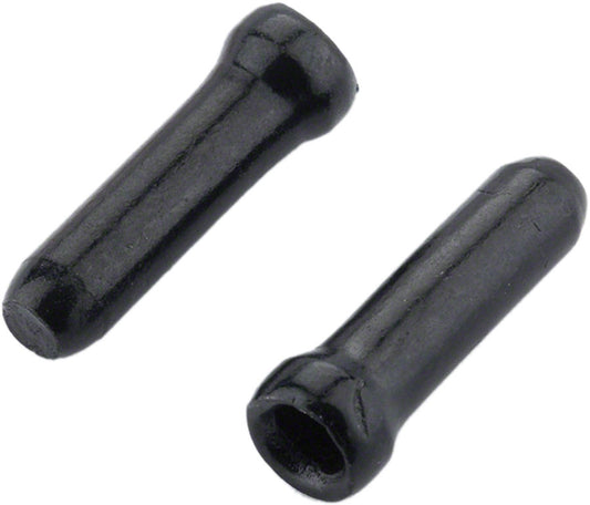 Jagwire 1.8mm Cable End Crimps Black Bag of 20 - Bicycle Warehouse