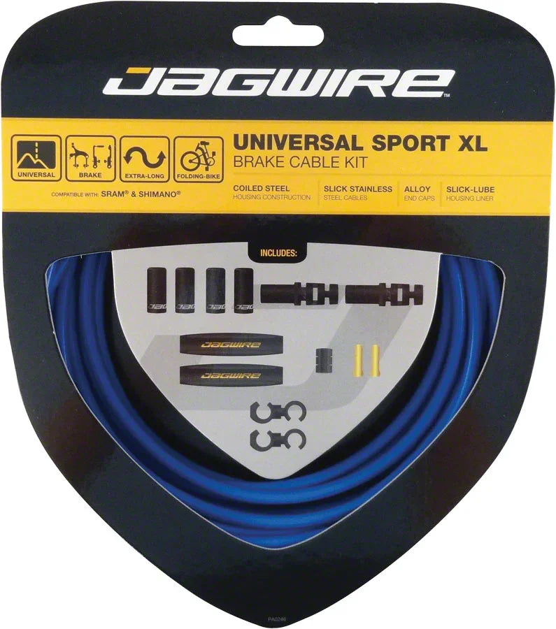 Universal Sport Brake XL Kit Blue - Bicycle Warehouse