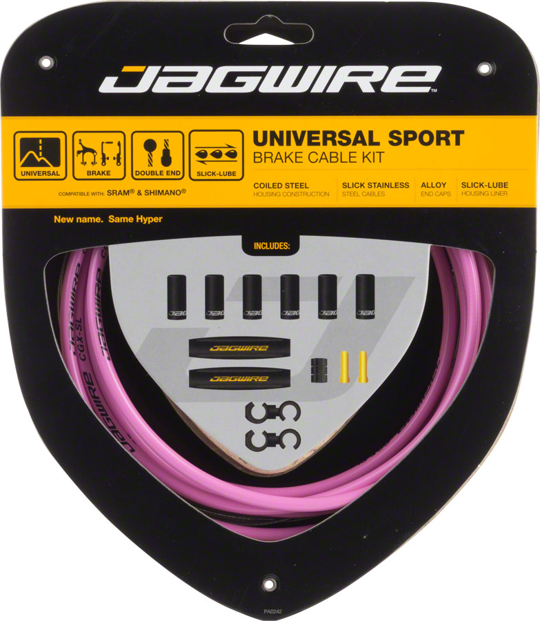 Jagwire Universal Sport Brake Cable Kit - Bicycle Warehouse