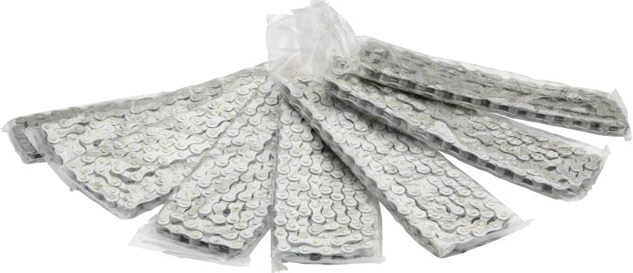 Nexus CN-NX10 Chain - Single Speed 1/2" x 1/8" 114 Links Silver Bulk Box of 20 - Bicycle Warehouse