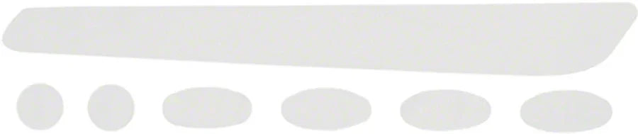 Chainstay Protector and Frame Dots - Clear - Bicycle Warehouse