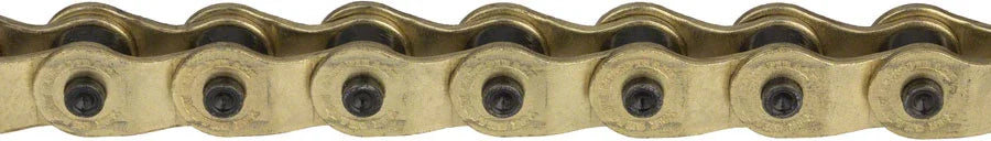 Interlock V2 Chain - Single Speed 1/2" x 1/8", 98 Links, Half Link Chain, Gold - Bicycle Warehouse