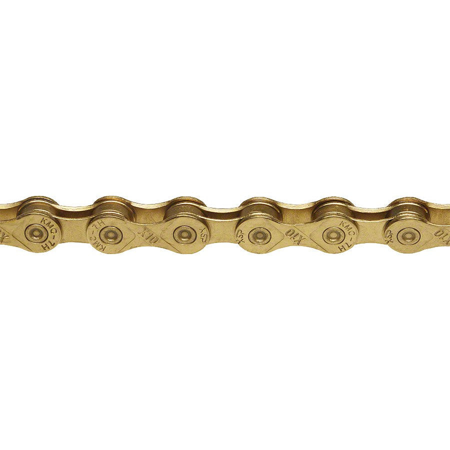 KMC X10 10-Speed Bike Chain, 116 Links, Gold - Chains - Bicycle Warehouse