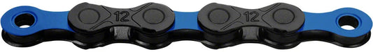DLC 12 Chain - 12-Speed 126 Links Black/Blue - Bicycle Warehouse
