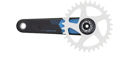 RaceFace Era Crankset - 160mm Direct Mount 136mm Spindle CINCH Interface Carbon Blue - Bicycle Warehouse