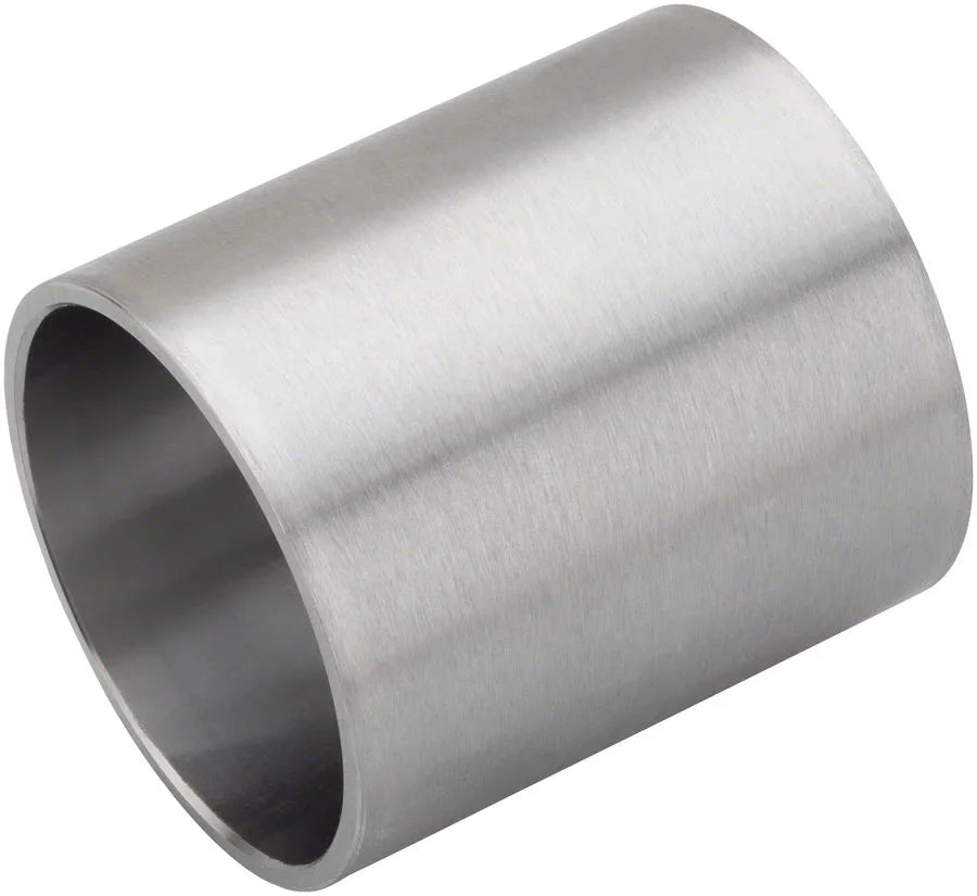 Eccentric Bottom Bracket Shell 54mm diameter 66mm width Silver - Bicycle Warehouse