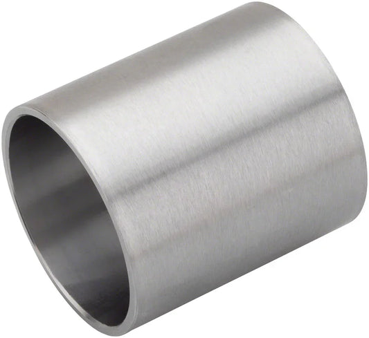 Eccentric Bottom Bracket Shell 54mm diameter 66mm width Silver - Bicycle Warehouse