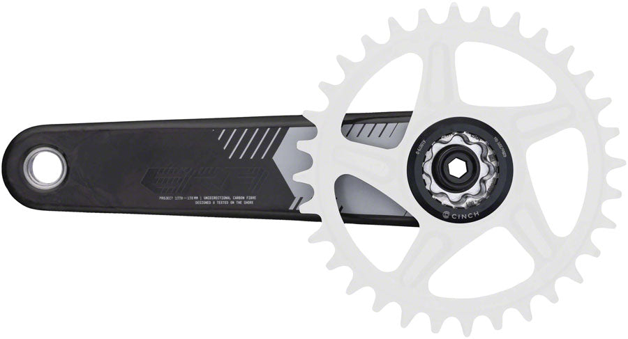 RaceFace Era Crankset - 160mm Direct Mount 136mm Spindle CINCH Interface Carbon BLK - Bicycle Warehouse