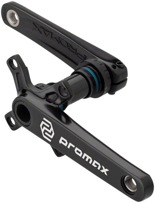 CF-2 Crankset - 160mm 24mm Spindle 2-Piece 68mm English BB Included BLK - Bicycle Warehouse
