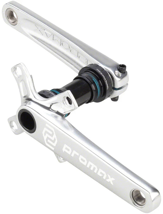 CF-2 Crankset - 160mm 24mm Spindle 2-Piece 68mm English BB Included Silver - Bicycle Warehouse