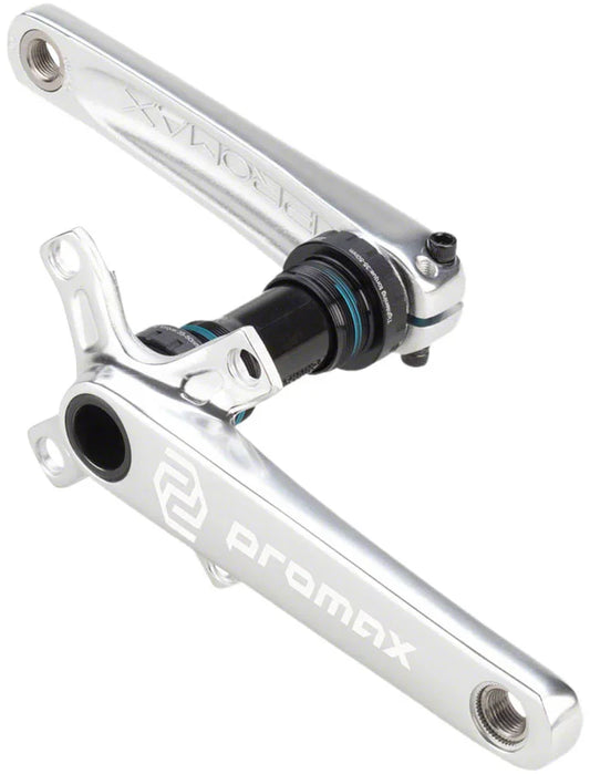 CF-2 Crankset - 165mm 24mm Spindle 2-Piece 68mm English BB Included Silver - Bicycle Warehouse
