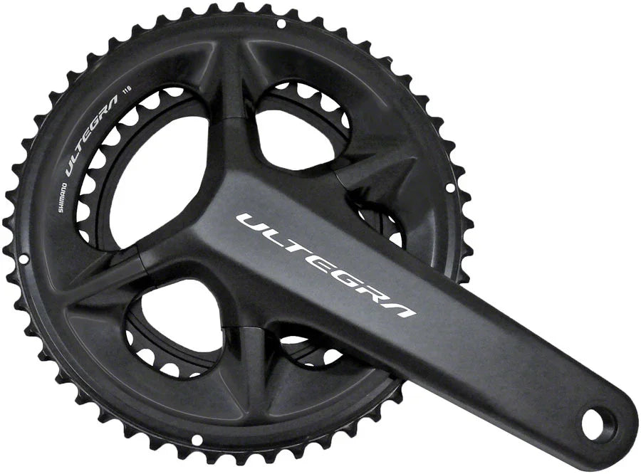 Ultegra FC-08 Crankset - 172.5mm 11-Speed 50/34t 110 Asymmetric BCD Hollowtech II Spindle Interface BLK - Bicycle Warehouse