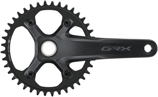 GRX FC-RX610-1 Crankset - 170mm 12-Speed 40t 110 BCD Hollowtech II Spindle Interface BLK - Bicycle Warehouse
