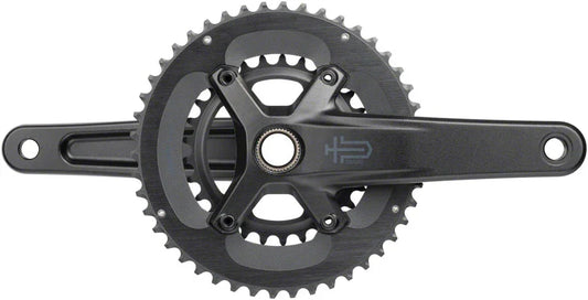 Sword 2x Crankset - 175mm 10-Speed 46/29t 110 Asym BCD 24mm Spindle BLK - Bicycle Warehouse