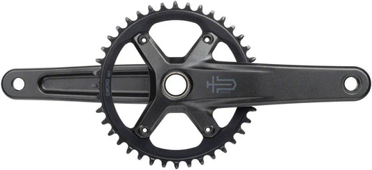 Sword 1x Crankset - 175mm 10-Speed 40t 110 Asym BCD 24mm Spindle BLK - Bicycle Warehouse