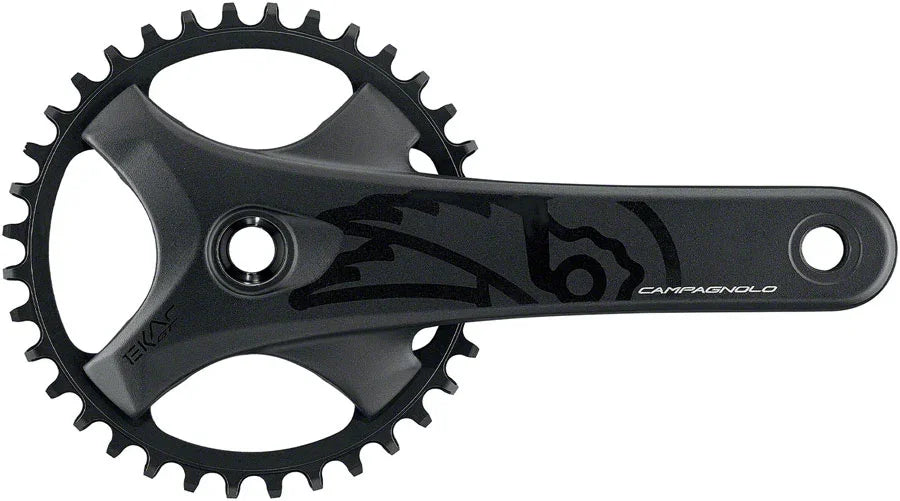 EKAR GT Crankset - 170mm 13-Speed 38t 123mm BCD Ultra-Torque Spindle Interface BLK - Bicycle Warehouse