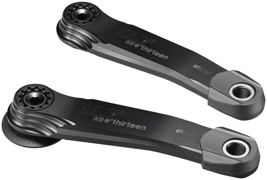 e*thirteen Helix Race Alloy e*spec Crank Arm Set - BOSCH SX-Brose S Mag-TQ HPR50 21.5mm Offset 160mm Self Extractor BLK - Bicycle Warehouse