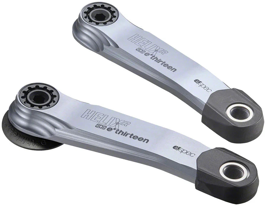 e*thirteen Helix Race Alloy e*spec Crank Arm Set - BOSCH Gen4-Brose S Mag-TQ HPR50 26.5mm Offset 160mm Self Extractor Silver - Bicycle Warehouse