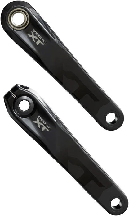 Shimano Deore XT FC-M8200 Crankset - 175mm 1x Direct Mount Hollowtech II Hollow-Forged Crankarms BLK - Bicycle Warehouse