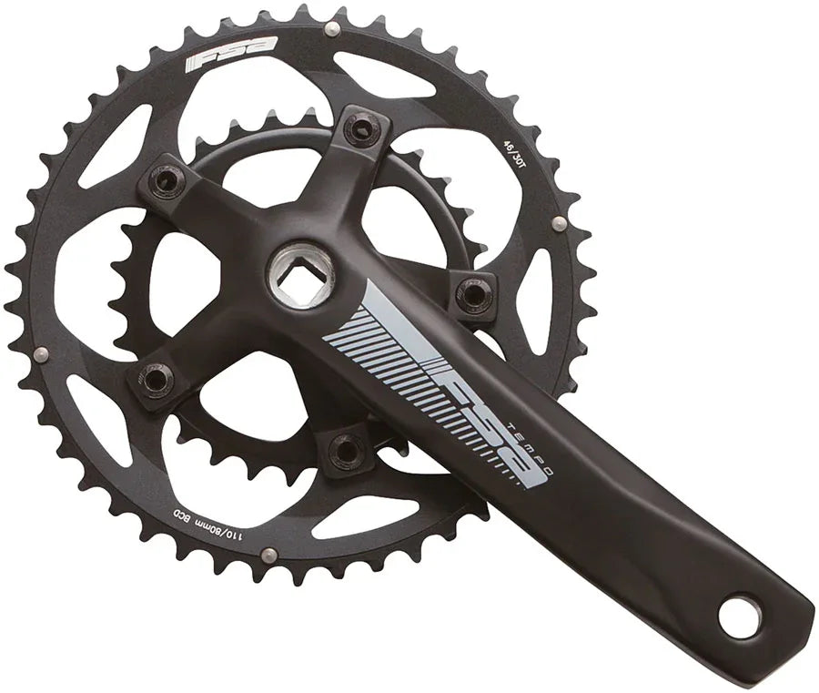 FSA Tempo Crankset 50/34T 175mm JIS N10 - Bicycle Warehouse