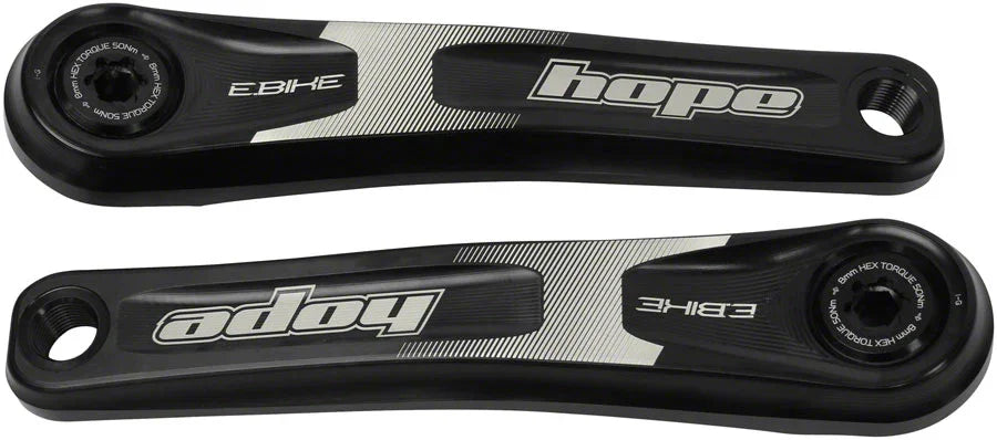 Ebike Crank Arm Set - 165mm ISIS Specialized Offset Black - Bicycle Warehouse