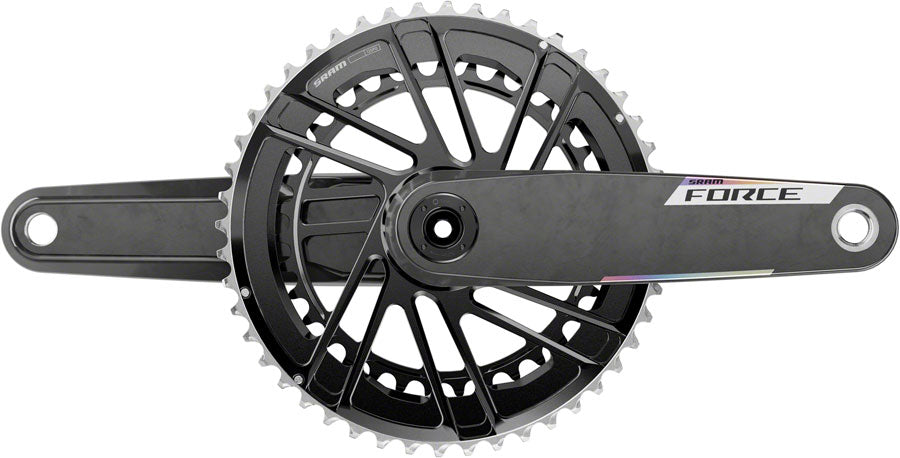 SRAM Force Crankset - 165mm 12-Speed 50/37t 8-Bolt Direct Mount DUB Spindle Carbon E1 - Bicycle Warehouse