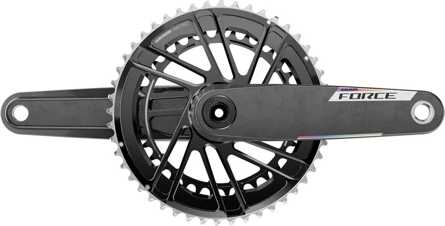 SRAM Force Crankset - 165mm 12-Speed 48/35t 8-Bolt Direct Mount DUB Spindle Carbon E1 - Bicycle Warehouse
