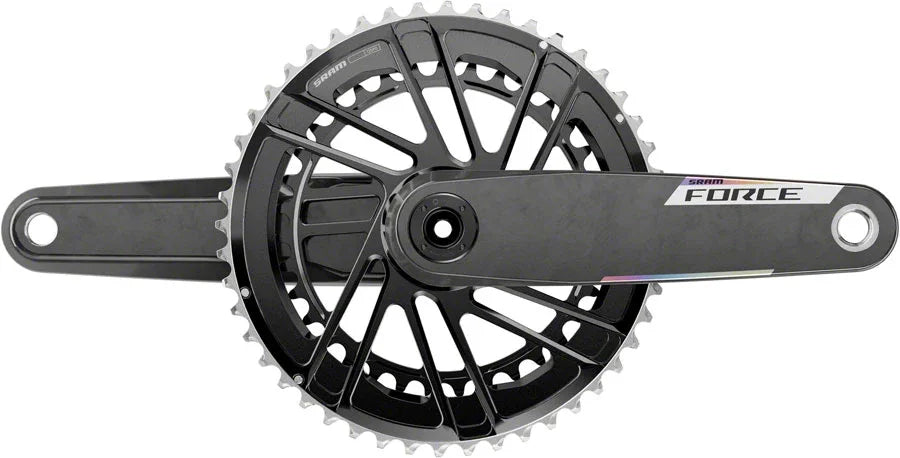 SRAM Force Crankset - 170mm 12-Speed 46/33t 8-Bolt Direct Mount DUB Spindle Carbon E1 - Bicycle Warehouse