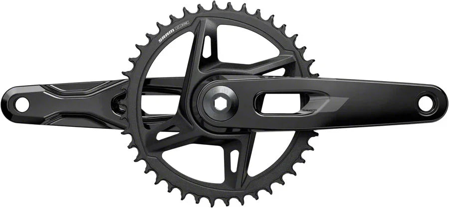 SRAM Rival 1x XPLR Wide Crankset - 175mm 12/13-Speed 42t 8-Bolt Direct Mount DUB Spindle BLK E1 - Bicycle Warehouse