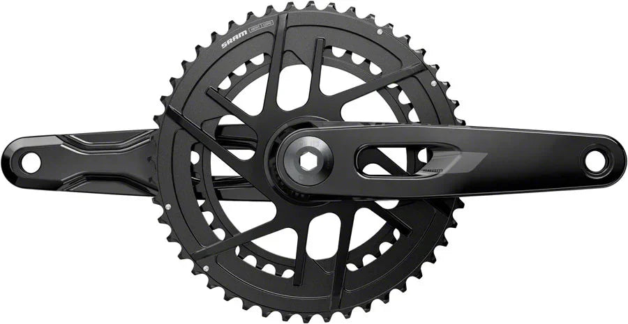 SRAM Rival Crankset - 170mm 12-Speed 48/35t 8-Bolt Direct Mount DUB Spindle BLK E1 - Bicycle Warehouse