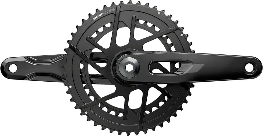 SRAM Rival Crankset - 170mm 12-Speed 46/33t 8-Bolt Direct Mount DUB Spindle BLK E1 - Bicycle Warehouse