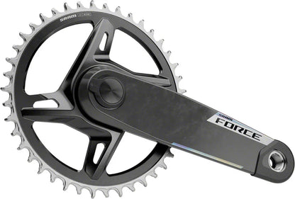 SRAM Force 1x XPLR AXS Power Meter Wide Crankset - 165mm 12/13-Speed 42t 8-Bolt Direct Mount DUB PM Spindle Carbon E1 - Bicycle Warehouse