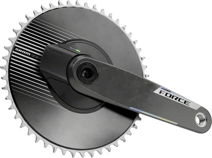 SRAM Force 1 AXS Power Meter Crankset - 170mm 12-Speed 50t Aero PM Chainring 8-Bolt Direct Mount DUB Spindle Carbon E1 - Bicycle Warehouse