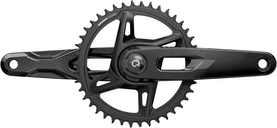 SRAM Rival 1x XPLR AXS Power Meter Wide Crankset - 165mm 12/13-Speed 42t 8-Bolt Direct Mount DUB PM Spindle Carbon E1 - Bicycle Warehouse