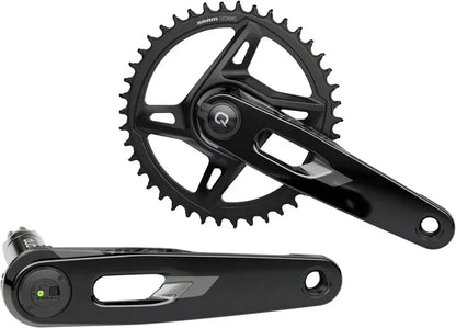 SRAM Rival 1x XPLR AXS Power Meter Wide Crankset - 165mm 12/13-Speed 42t 8-Bolt Direct Mount DUB PM Spindle Carbon E1 - Bicycle Warehouse