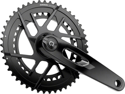 SRAM Rival AXS Power Meter Crankset - 165mm 12-Speed 48/35t 8-Bolt Direct Mount DUB PM Spindle Carbon E1 - Bicycle Warehouse