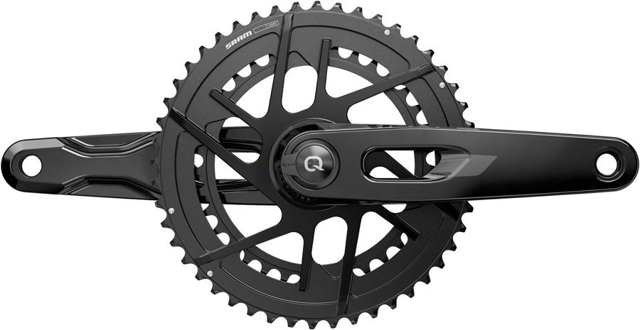 SRAM Rival AXS Power Meter Crankset - 160mm 12-Speed 46/33t 8-Bolt Direct Mount DUB PM Spindle Carbon E1 - Bicycle Warehouse