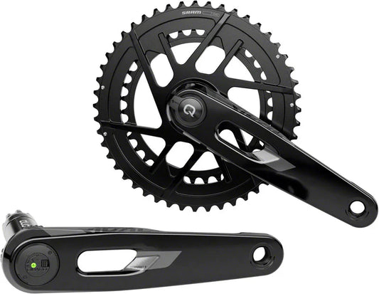 SRAM Rival AXS Power Meter Crankset - 172.5mm 12-Speed 46/33t 8-Bolt Direct Mount DUB PM Spindle Carbon E1 - Bicycle Warehouse