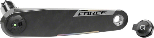 SRAM Force AXS Wide Left Crank Arm Power Meter Spindle Assembly - 172.5mm 12/13-Speed DUB PM Spindle Carbon E1 - Bicycle Warehouse