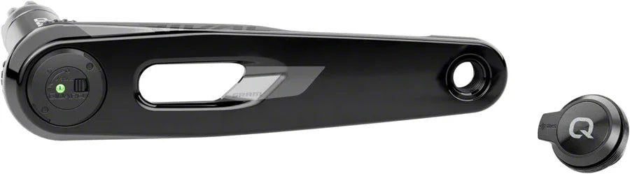 SRAM Rival AXS Wide Left Crank Arm Power Meter Spindle Assembly - 165mm 12/13-Speed DUB PM Spindle Carbon E1 - Bicycle Warehouse