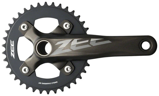 ZEE FC-M640 Crankset - 175mm 10-Speed 36t 104 BCD Hollowtech II Spindle Interface Includes Bottom Bracket BLK - Bicycle Warehouse