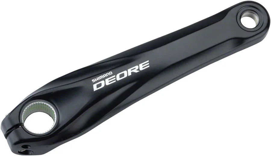 Deore FC-M617 175mm Left Black Crankarm - Bicycle Warehouse