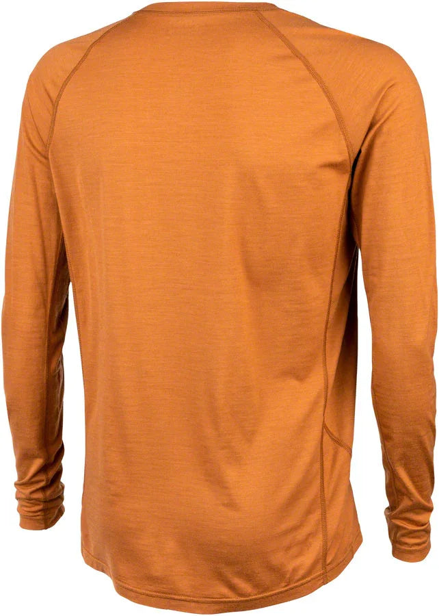 Grunnur Wool Base Layer - Mens Cedar Sunrise Small - Bicycle Warehouse
