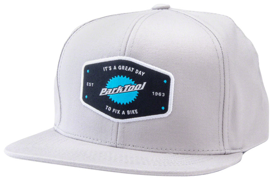 HAT-10XL Snapback Hat - Light Gray X-Large - Bicycle Warehouse